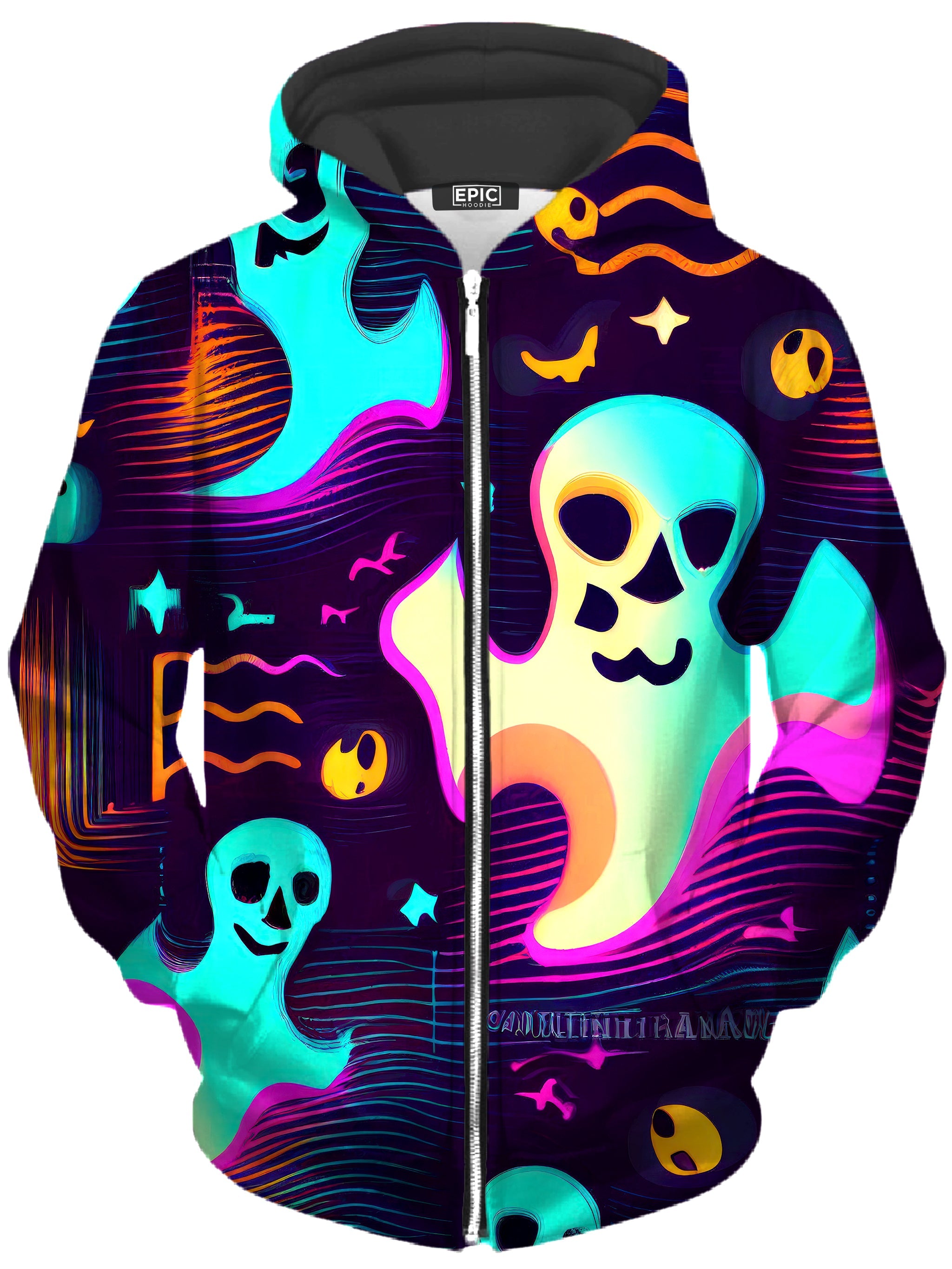 Spooky Season Unisex Zip-Up Hoodie iEDM Epic Hoodie