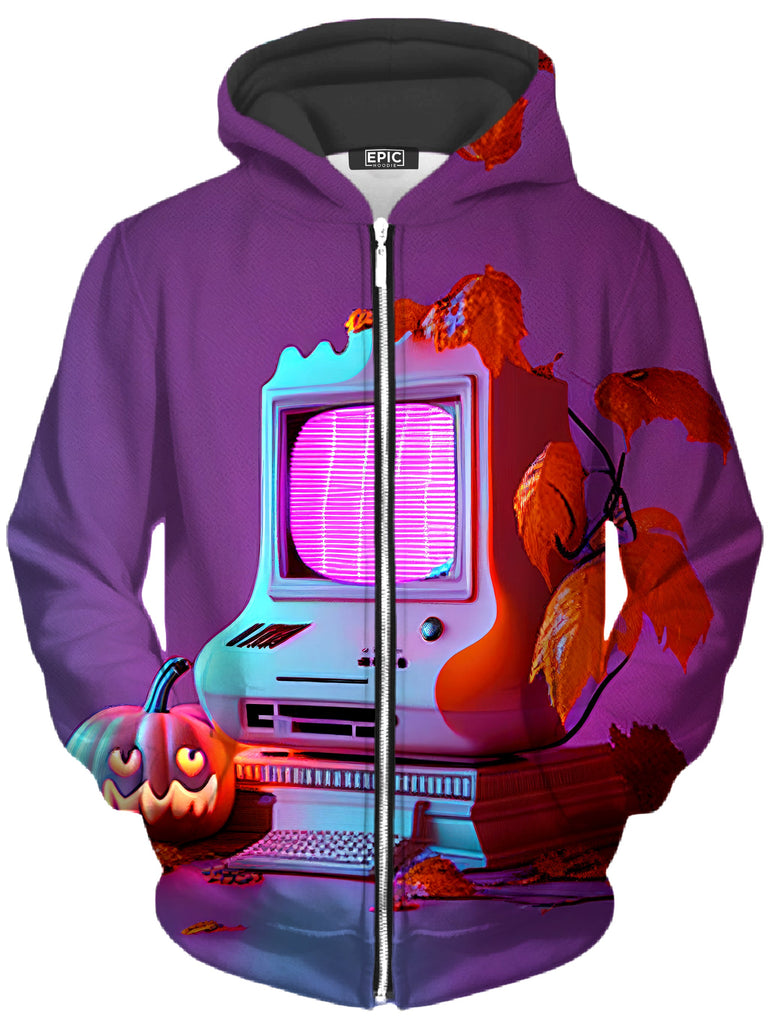 iEDM - Teleported Unisex Zip-Up Hoodie