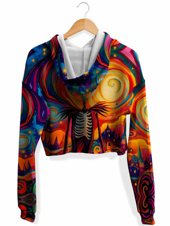 iEDM - Jack's Cosmic Dream Fleece Crop Hoodie