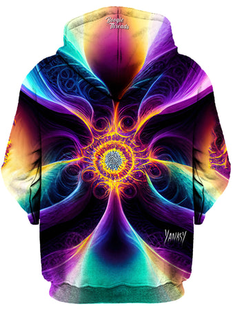 Gratefully Dyed Damen - Outrageous Flames Unisex Hoodie