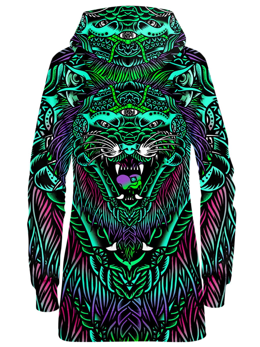 Acid Tiger Hoodie Dress Set 4 Lyfe Epic Hoodie