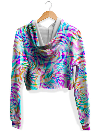 Art Designs Works - Daydreams Fleece Crop Hoodie