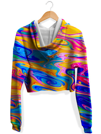 Art Designs Works - Phaze Fleece Crop Hoodie