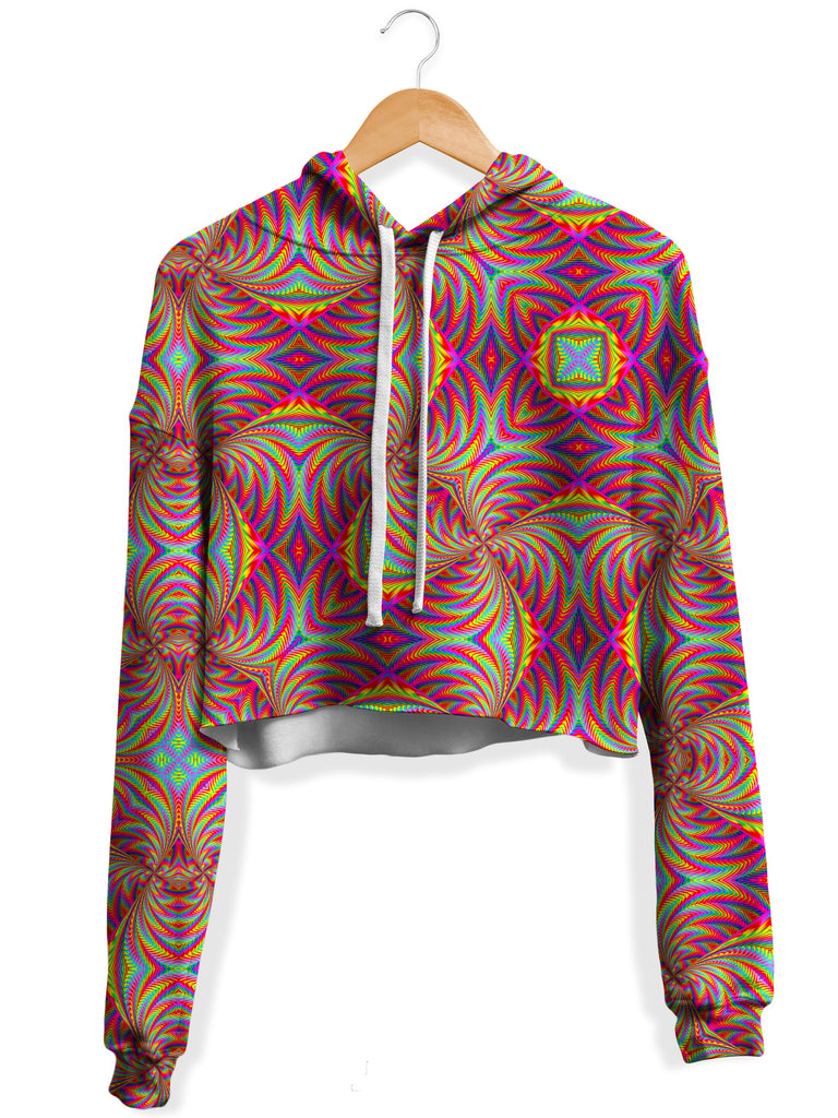 Art Designs Works - All The Faves Fleece Crop Hoodie