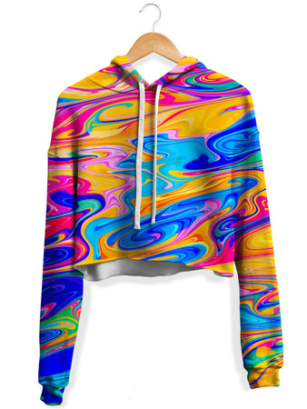 Art Designs Works - Phaze Fleece Crop Hoodie