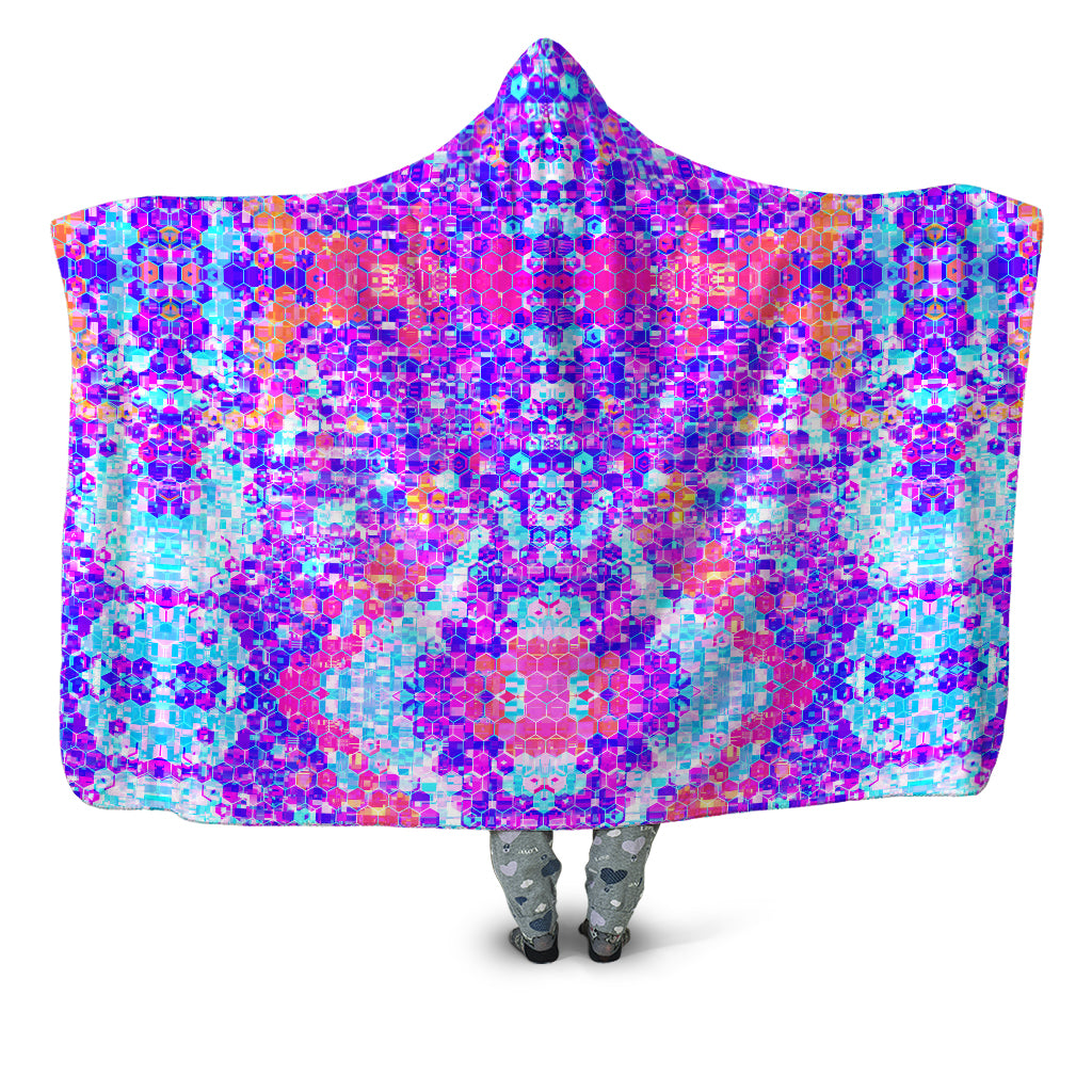 Blocks Of Life Hooded Blanket Art Designs Works Epic Hoodie