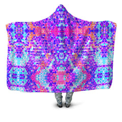 Blocks Of Life Hooded Blanket