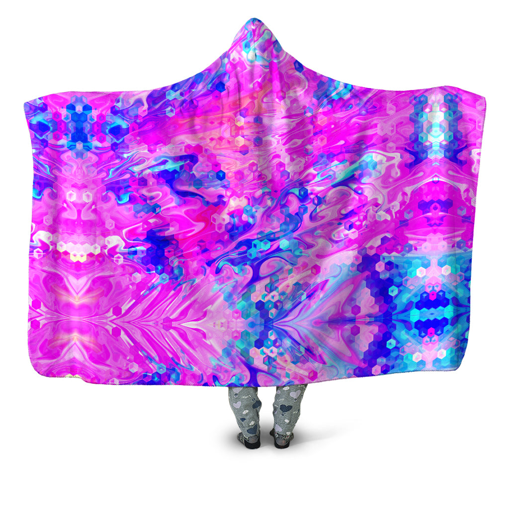 Cotton Candy Wash Hooded Blanket Art Designs Works Epic Hoodie
