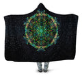 Green Prism Hooded Blanket Art Designs Works Epic Hoodie