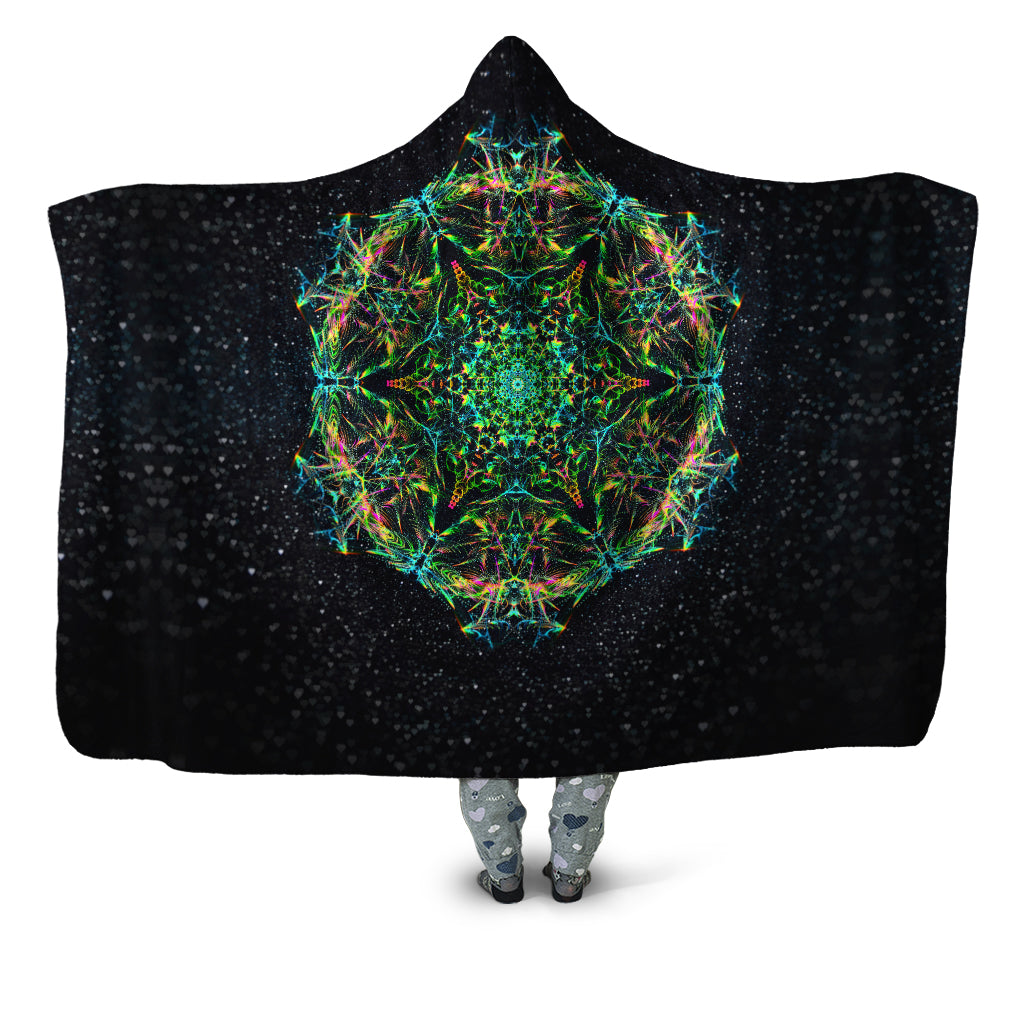Green Prism Hooded Blanket Art Designs Works Epic Hoodie