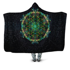 Green Prism Hooded Blanket