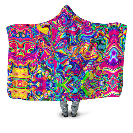 Art Designs Works - Psych Dip Hooded Blanket