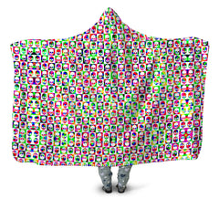 Skull Fam Green Hooded Blanket