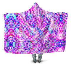 Skull Fam Pink Hooded Blanket
