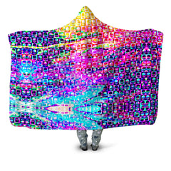 Skull Fam Purple Hooded Blanket