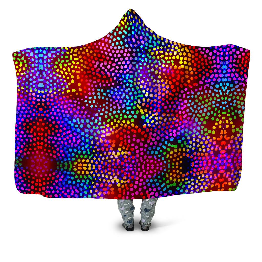 Solar Dots Hooded Blanket Art Designs Works Epic Hoodie