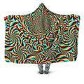 Trippy Swirl Hooded Blanket Art Designs Works Epic Hoodie