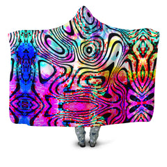 Psytrance Hooded Blanket