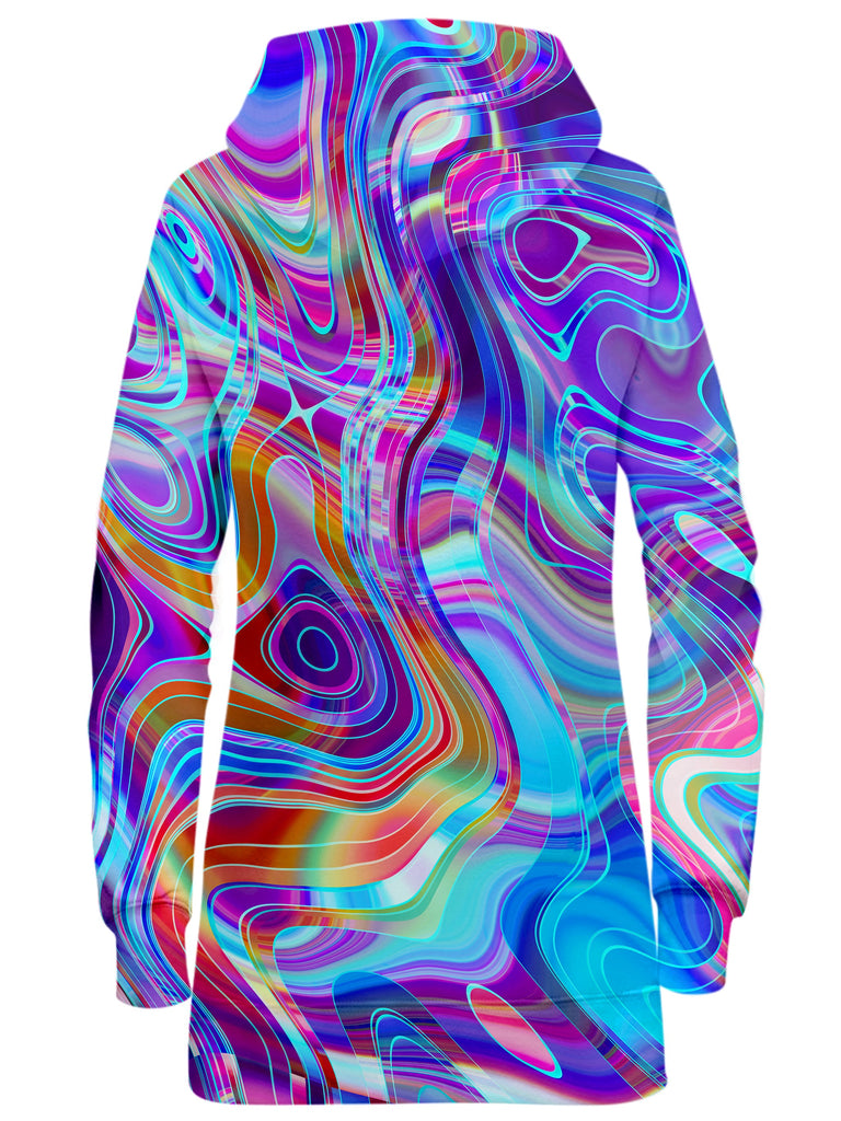 Aqua Realm Hoodie Dress