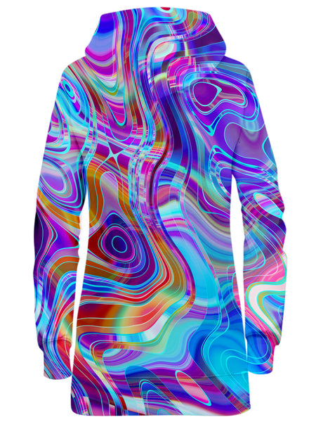 Art Designs Works - Aqua Realm Hoodie Dress