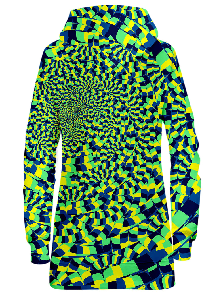 Green Portal Hoodie Dress