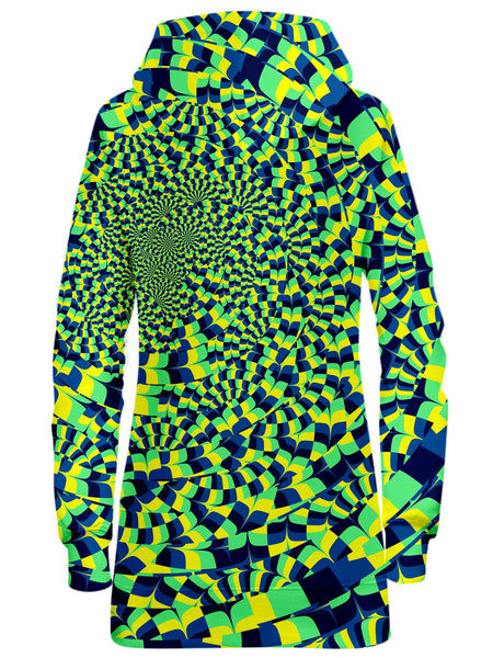 Art Designs Works - Green Portal Hoodie Dress