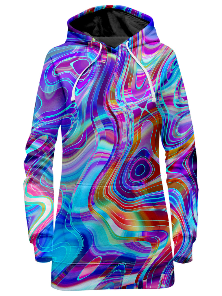 Art Designs Works - Aqua Realm Hoodie Dress