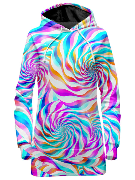 Art Designs Works - Cloud Surfing Hoodie Dress