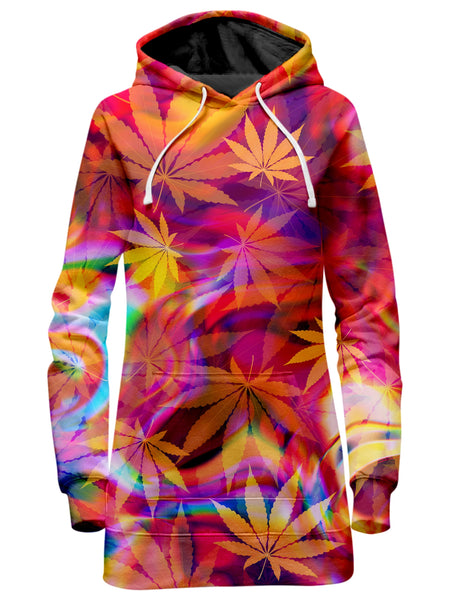 Art Designs Works - Ganja Dreamin Hoodie Dress