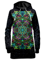 Green Warp Hoodie Dress Art Designs Works Epic Hoodie