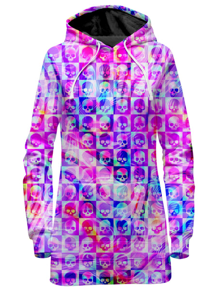 Art Designs Works - Skull Fam Pink Hoodie Dress