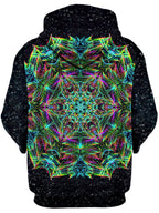Green Warp Unisex Zip-Up Hoodie Art Designs Works Epic Hoodie