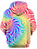 PLUR Rainbow Unisex Zip-Up Hoodie Art Designs Works Epic Hoodie