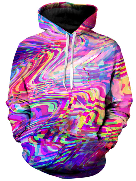 Art Designs Works - Glitch Waves Unisex Hoodie