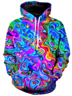 Rainbow Ripples Unisex Hoodie Art Designs Works Epic Hoodie