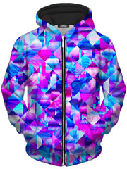 Blossom Trippy Unisex Zip-Up Hoodie