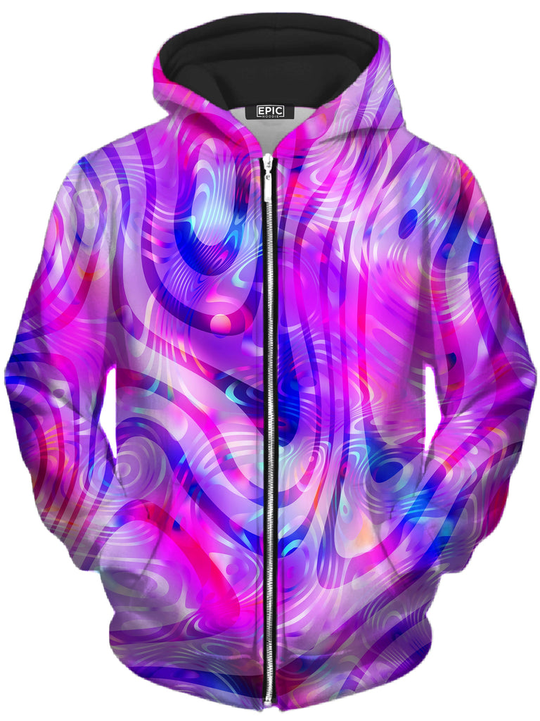 Art Designs Works - Dilated Unisex Zip-Up Hoodie