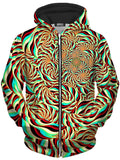 Horizon Trippy Unisex Zip-Up Hoodie Art Designs Works Epic Hoodie