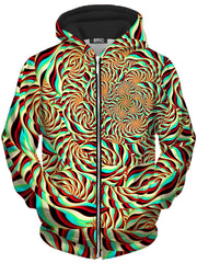 Horizon Trippy Unisex Zip-Up Hoodie