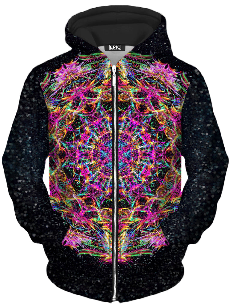 Art Designs Works - Pastel Warp Unisex Zip-Up Hoodie