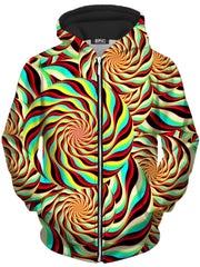 Pineal Swirl Unisex Zip-Up Hoodie