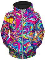 Psych Dip Unisex Zip-Up Hoodie Art Designs Works Epic Hoodie