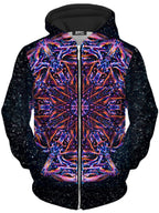 Stargate Prism Unisex Zip-Up Hoodie Art Designs Works Epic Hoodie