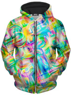 Tropical Nectar Unisex Zip-Up Hoodie Art Designs Works Epic Hoodie