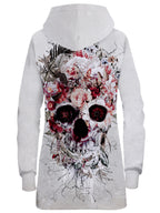 Floral Skull Hoodie Dress Riza Peker Epic Hoodie