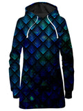 Galactic Dragon Scale Teal Hoodie Dress Noctum X Truth Epic Hoodie