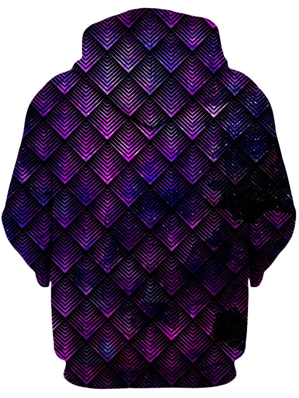 Galactic Dragon Scale Purple Unisex Hoodie Noctum X Truth Epic Hoodie