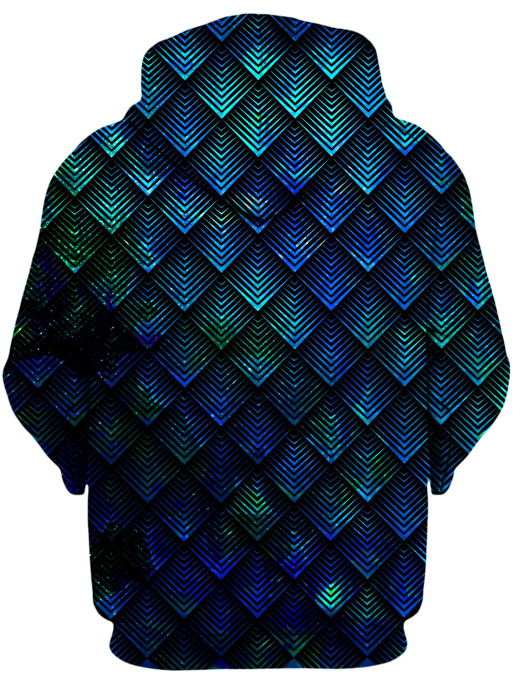 Galactic Dragon Scale Teal Unisex Hoodie Noctum X Truth Epic Hoodie