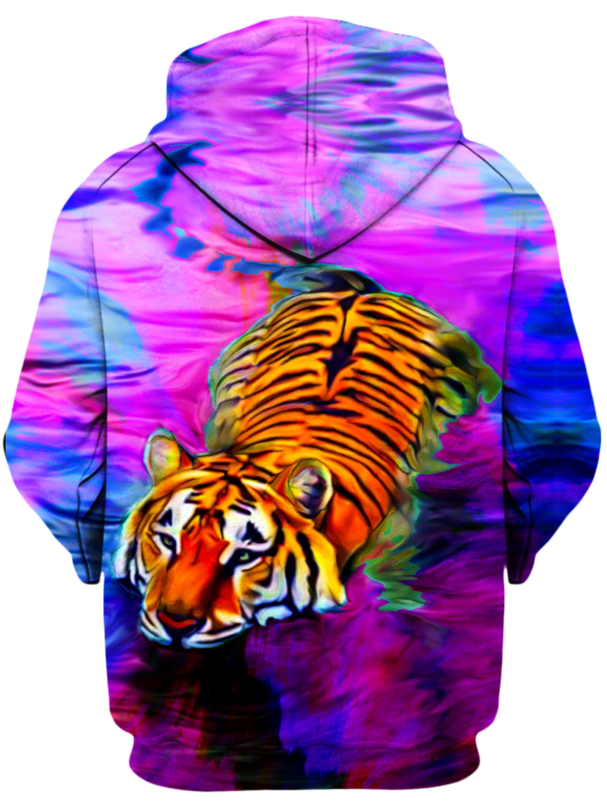 Water Tiger Unisex Zip-Up Hoodie, Heather McNeil, T6 - Epic Hoodie