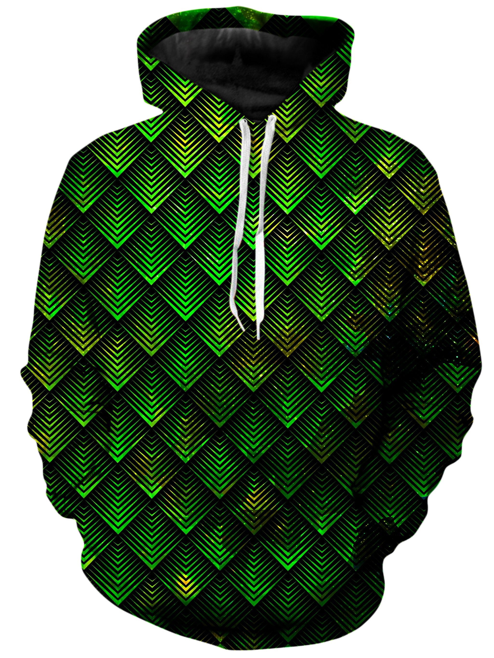 Galactic Dragon Scale Green Unisex Hoodie Noctum X Truth Epic Hoodie
